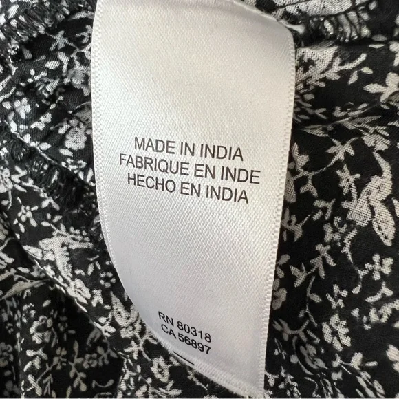 Lucky Brand Long Sleeve Peplum Blouse Sz-Large - Picture 7 of 9